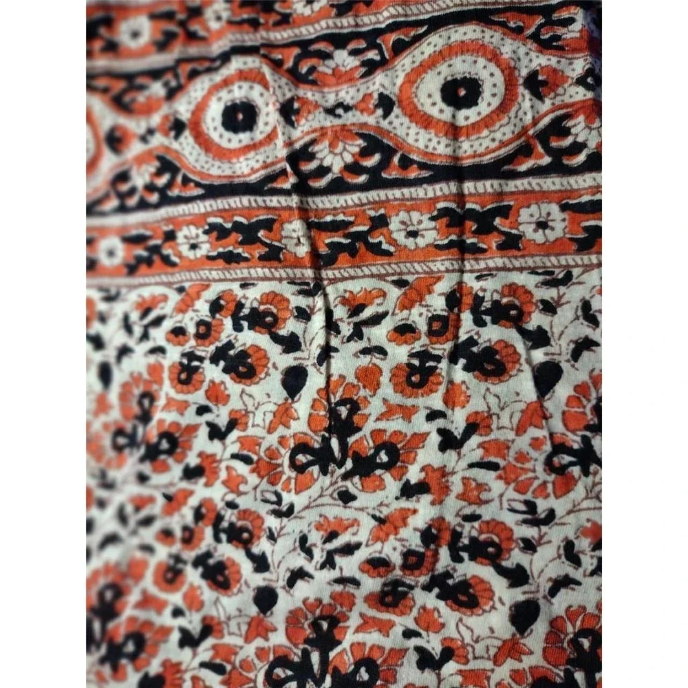 Rachel Zoe Short Sleeve V-neck 100% Cotton Slub Knit Blouse Top Burgandy M - Picture 7 of 12